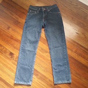 Lee Premium Kids Dark Wash Straight-Leg Jeans 14R